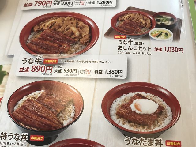 メニュー_すき家ワンザ有明店