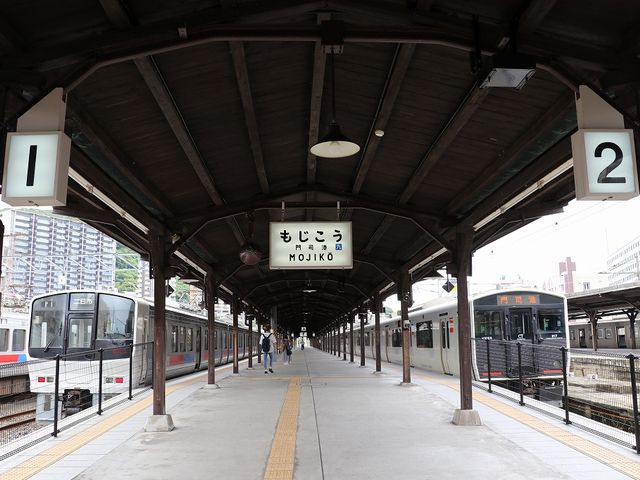 ホーム。_門司港駅