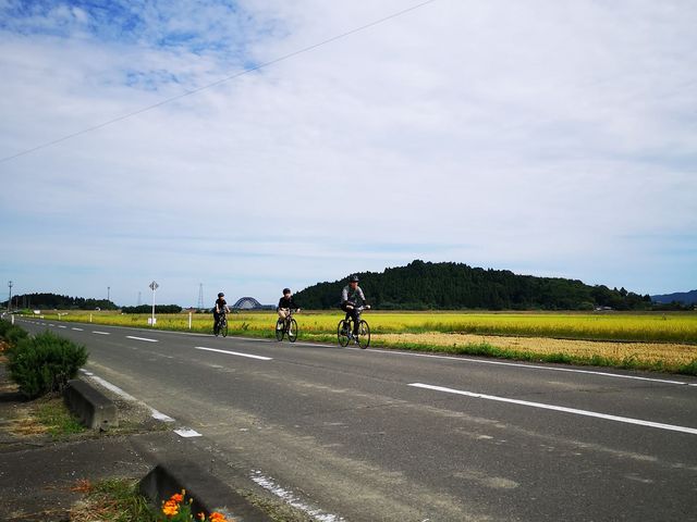 大自然のコース風景_丸森サイクリング