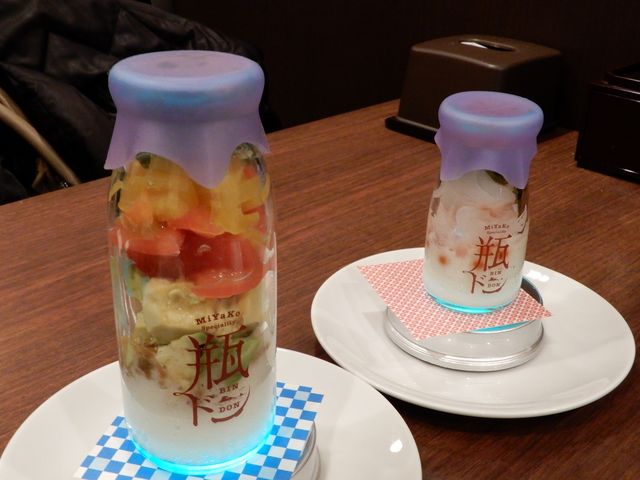 手前は花瑠瑠。白雪より大きい!_味処 海舟