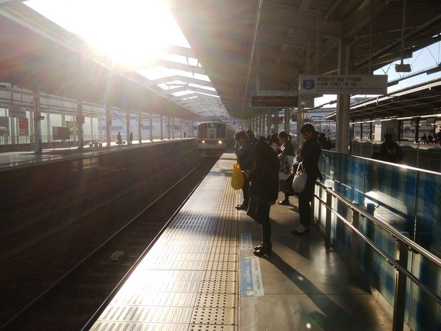 電車も素敵でした_多摩センター駅