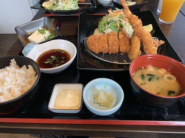 久しぶりに彼氏と家族風呂とお昼ごはん食べました。めっちゃ美味しくて又食べたい_和楽の湯下関せいりゅう