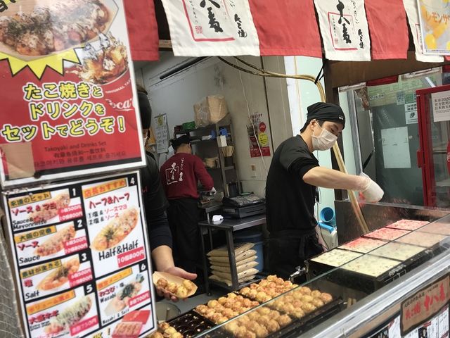 たこ焼き十八番店舗_たこ焼十八番 道頓堀店
