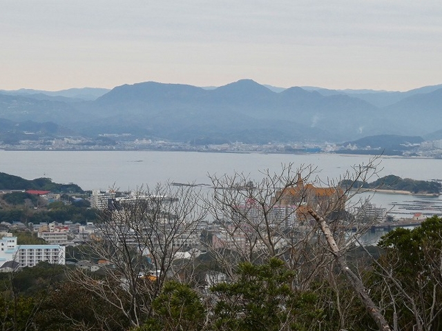 和歌山県・西牟婁郡・白浜町・平草原公園・展望台から見える白浜付近_平草原公園