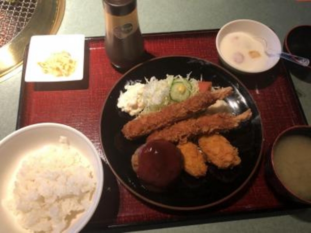 定食をいただきました。_焼肉わかば 山王店