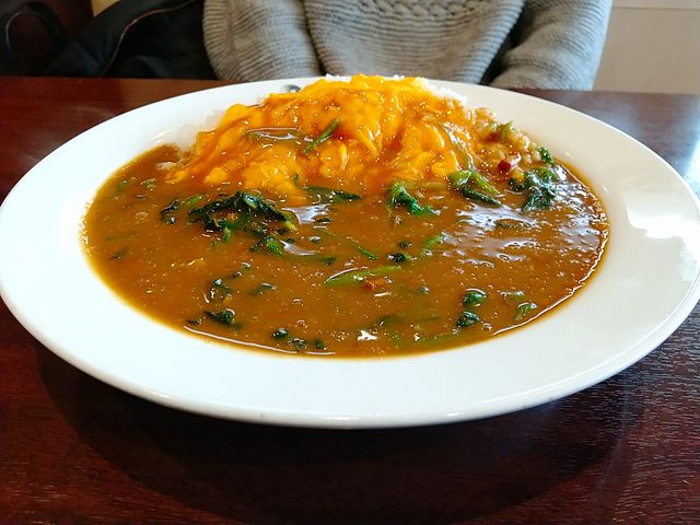 ほうれん草とスクランブルエッグのカレーが大好き!_カレーハウスCOCO壱番屋大田区南蒲田店