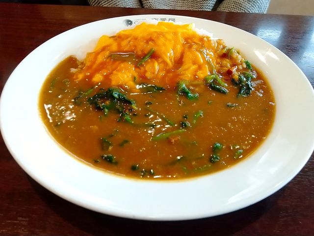 ほうれん草とスクランブルエッグのカレーが大好き!_カレーハウスCoCo壱番屋君津南子安店