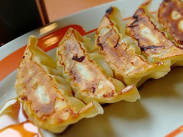 ラーメンのお供に焼き餃子_幸楽苑 利府森郷店