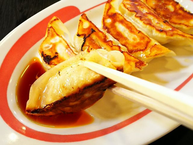 幸楽苑の焼き餃子_幸楽苑上泉店