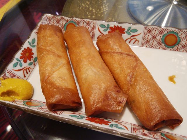 春巻きもサクッと美味しく頂けます。_中華楼