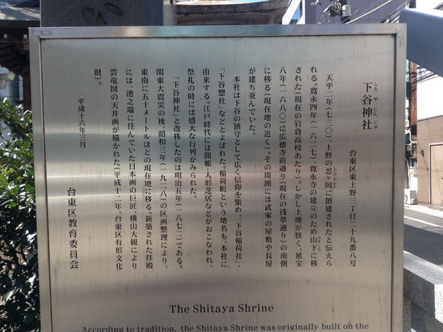この説明板が大事_下谷神社