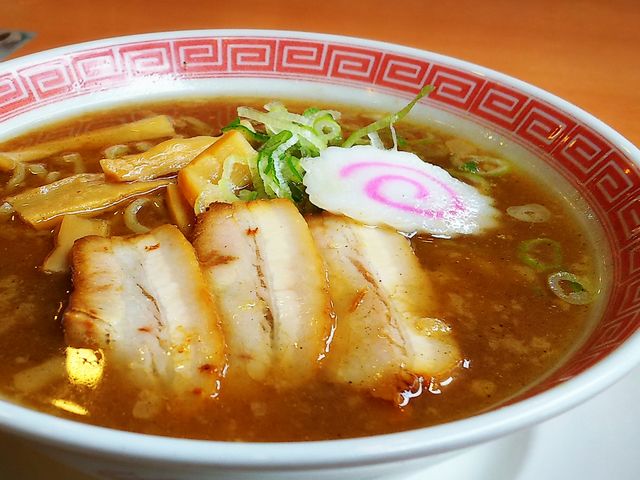 醤油系ラーメンはほんとに美味しい_幸楽苑亘理店