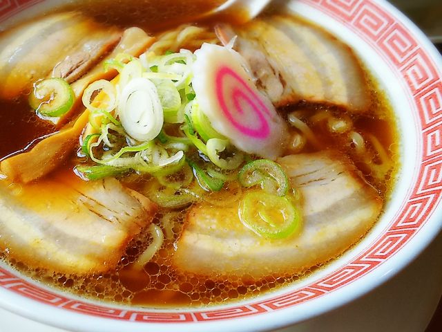 チャーシュー4枚が嬉しい定番の中華そば_幸楽苑鶴ヶ島店