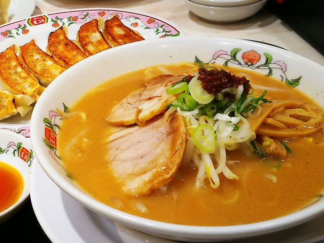 王将ラーメンと焼き餃子_餃子の王将膳所駅前店