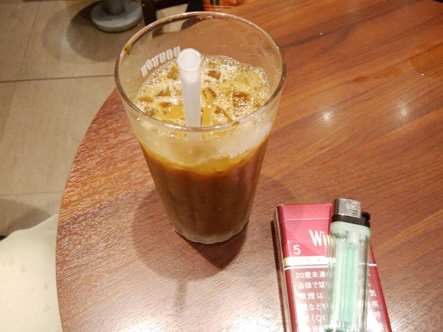 美味しいアイスコーヒーです。_ドトールコーヒーショップ 西葛西北口店