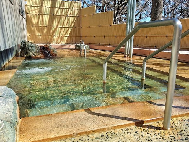 ながたの湯 露天風呂_みのわ温泉ながたの湯 食堂