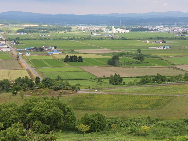 田園地帯を眺める_萌の丘
