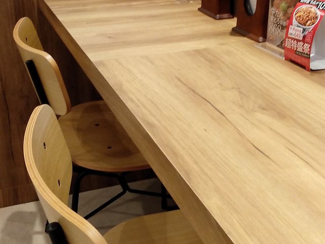 カウンター席_吉野家静岡インター通り店