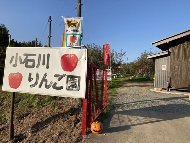 入り口です。_小石川観光りんご園