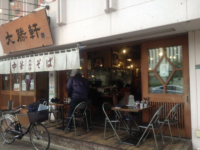 コロナにも負けない吸い込まれる力がある店頭_東池袋 つけ麺 大勝軒
