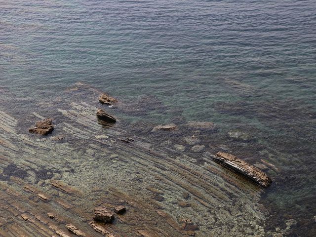 洗濯岩。_須々美海海岸