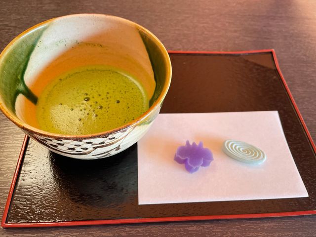 抹茶セット_芦屋釜の里