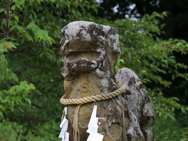 狛犬。_伊賀多気神社