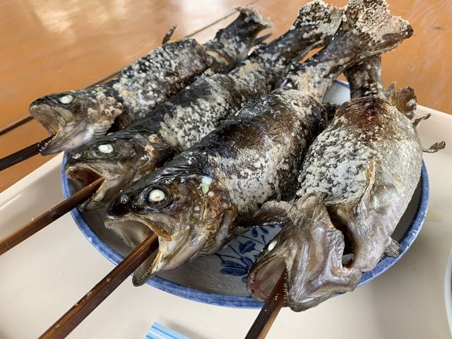 塩焼き_仁王尊プラザ(釣堀)