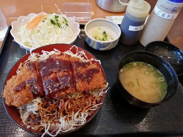 ソースカツ丼のセット_かつふじ 宮津店ミップル