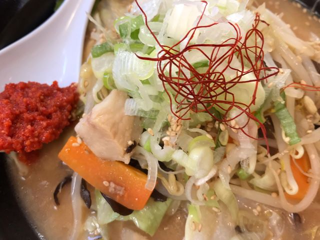 味噌野菜ラーメン_めん蔵FC長井店