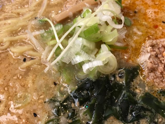 ごま塩ラーメン_めん蔵FC長井店