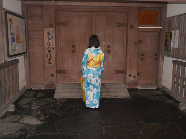 綺麗に着付けてもらいました_Kimono Style Cafe