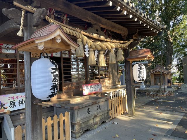 拝殿(横から)_習志野の杜 大原神社
