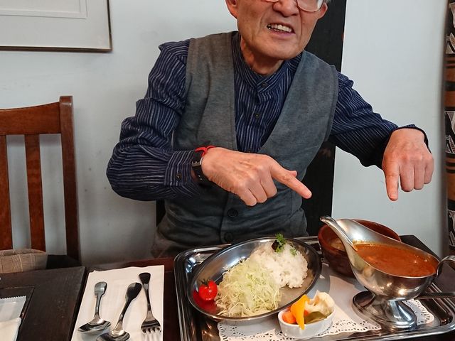 絶品、海老カレー_旧白洲邸 武相荘ティールーム