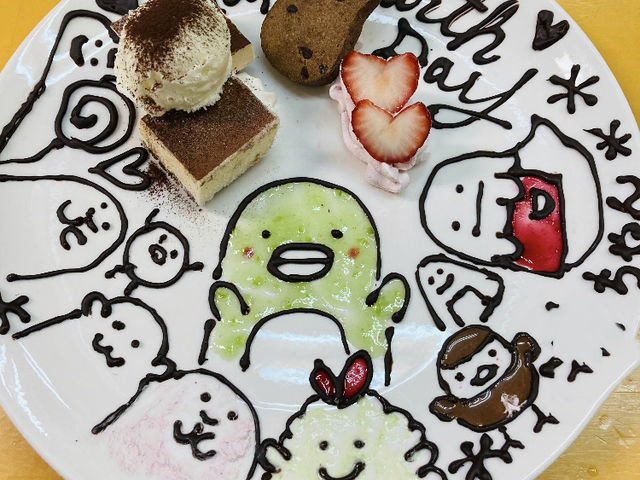 サプライズプレート「すみっこぐらし」_いけす創作 千彩 ちどり 久留米店