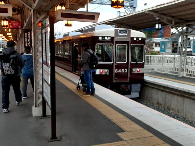阪急電車_阪急電鉄嵐山駅