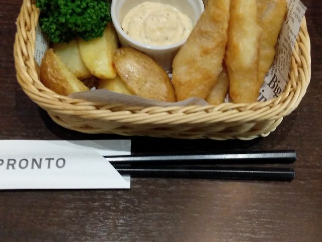 フィッシュ&チップス・748円_PRONTO 静岡駅北口店