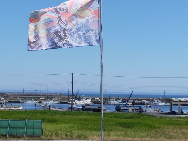 片貝漁港は目の前_海の駅 九十九里