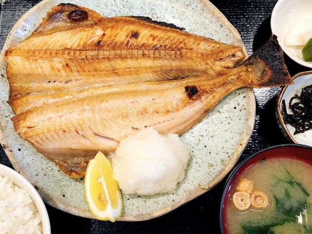 大ホッケ定食1,000円_富水
