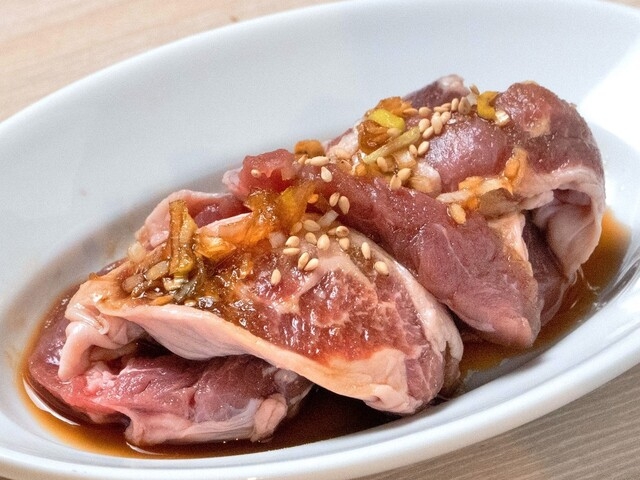 豚のハラミ肉も美味しかった_ときわ亭 船橋駅前店