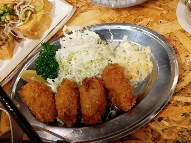 メンチカツ/厚揚げ納豆_浜焼き海鮮居酒屋 大庄水産 静岡駅前店