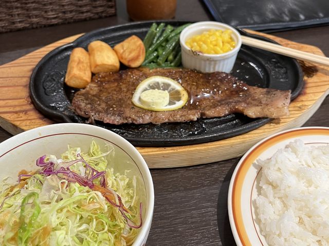 付け合わせのポテトもいい!コーヒーゼリーサービスあり_望月