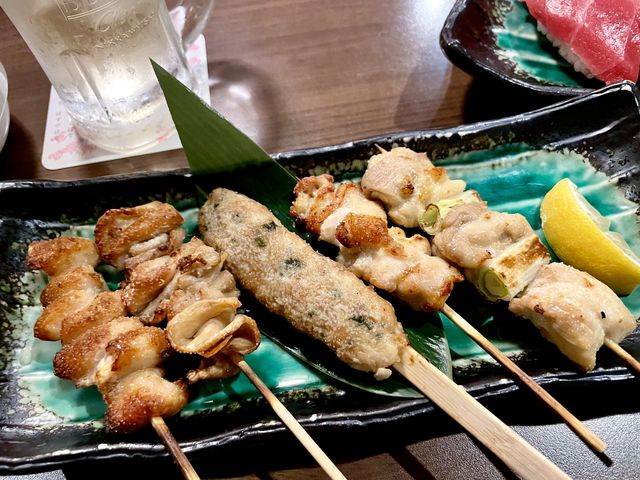 串焼き盛り_海鮮ダイニング まぐろや はなの夢 ホテルルートイン浜名湖店