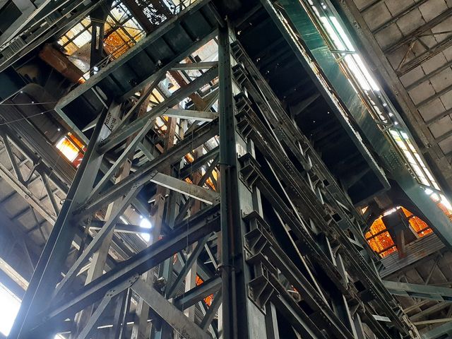 立坑は石炭を地下に運ぶリフト、エレベーターでした_赤平市炭鉱遺産ガイダンス施設