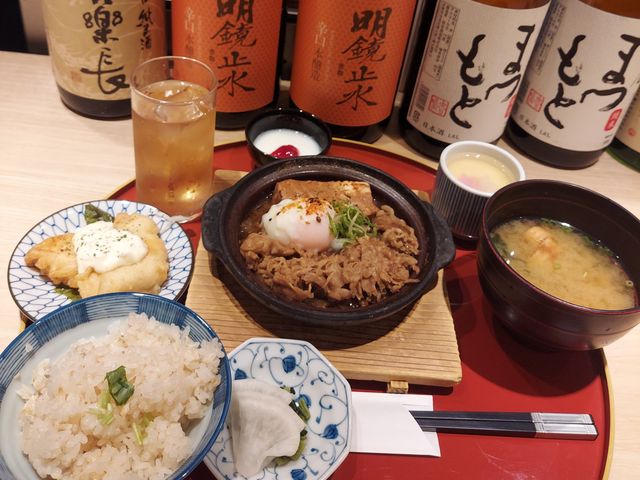 ランチの選べるメイン【すき焼き】1,350円_虎連坊 ヒルトンプラザウエスト店