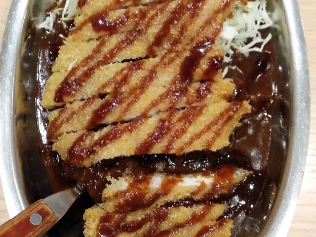 ロースカツカレー小盛り・850円_ゴーゴーカレー 金沢駅総本山