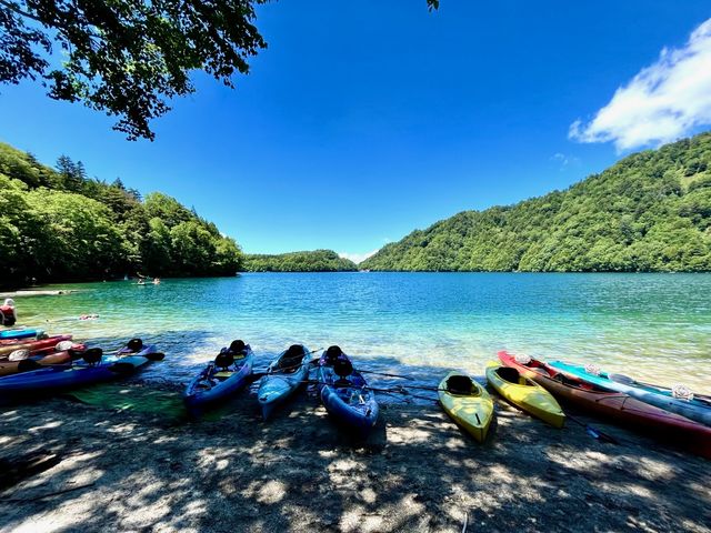 天気は重要です。晴天でしたら最高の一日に!_Bluebird Canoe