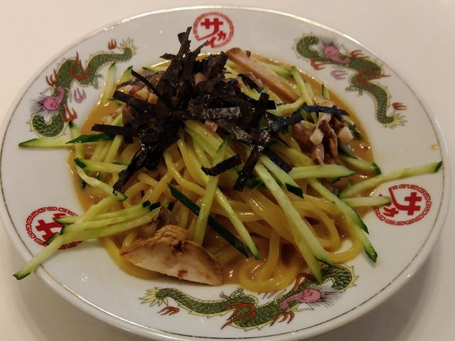 有名な冷麺。_新大宮 中華のサカイ 本店