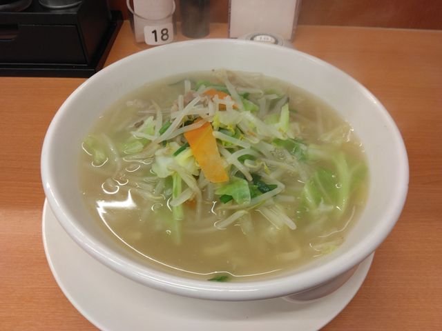日高屋さんと言えばやっぱりタンメンですね。変わらぬおいしさです。_熱烈 中華食堂 日高屋 西葛西北口店