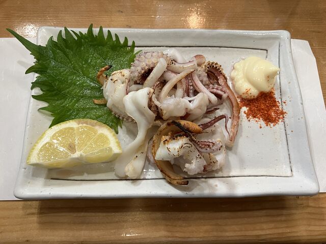 ゲソ塩焼き_ひょうたん寿し新大阪店
